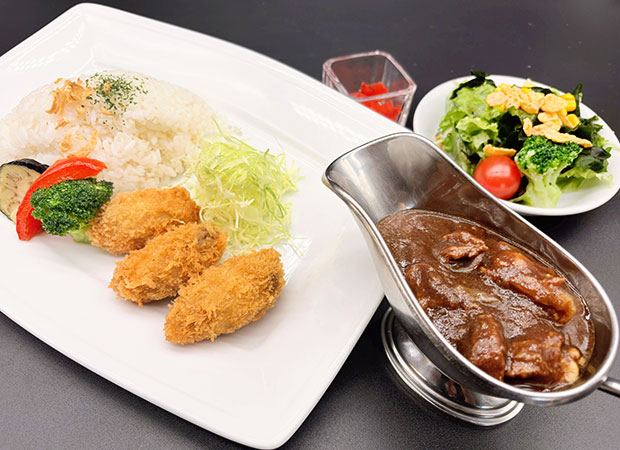 カキフライカレー